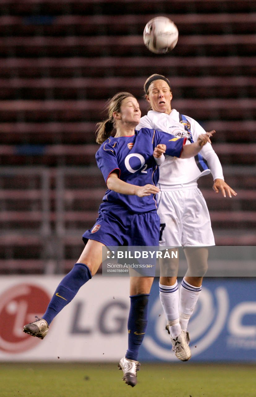 Fotboll, dam, UEFA womens cup, Djurgården/Älvsjö -