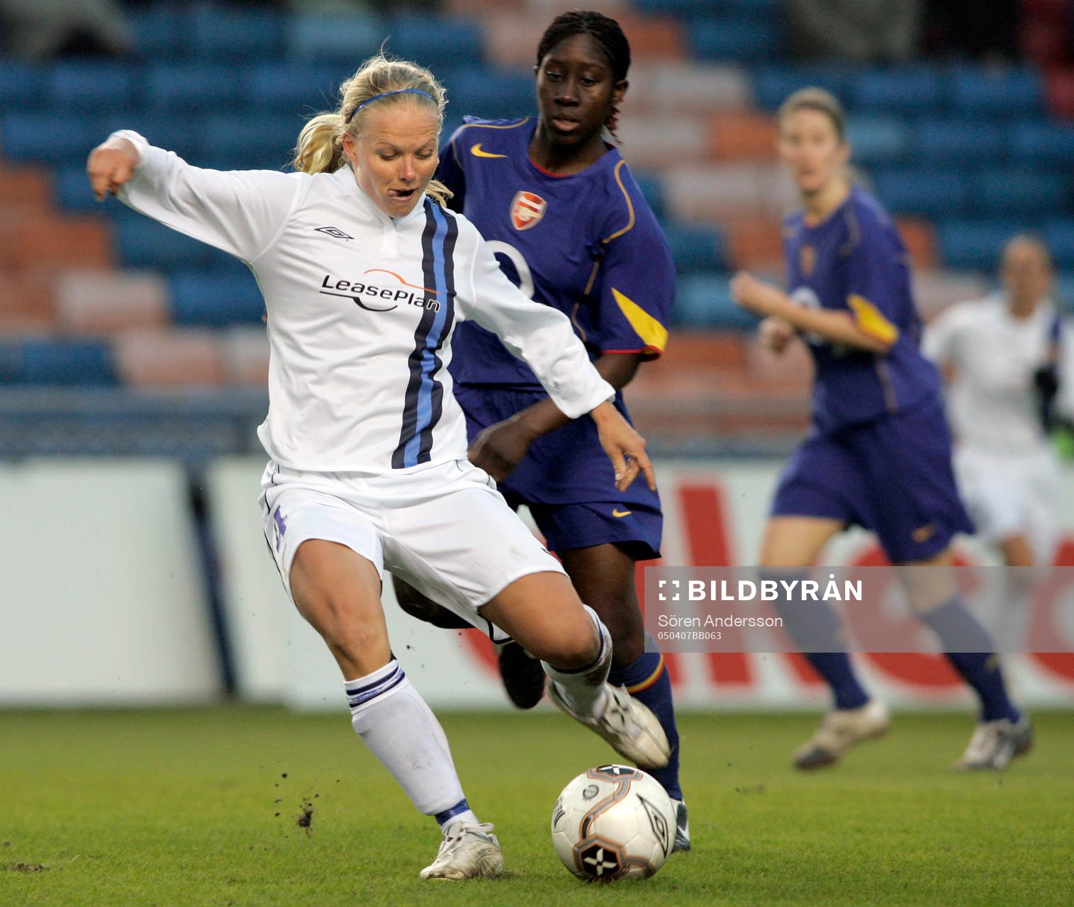 Fotboll, dam, UEFA womens cup, Djurgården/Älvsjö -