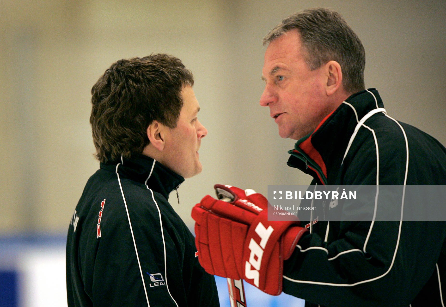 Jan Carlsson och Stephan Lundh tränare, Frölunda