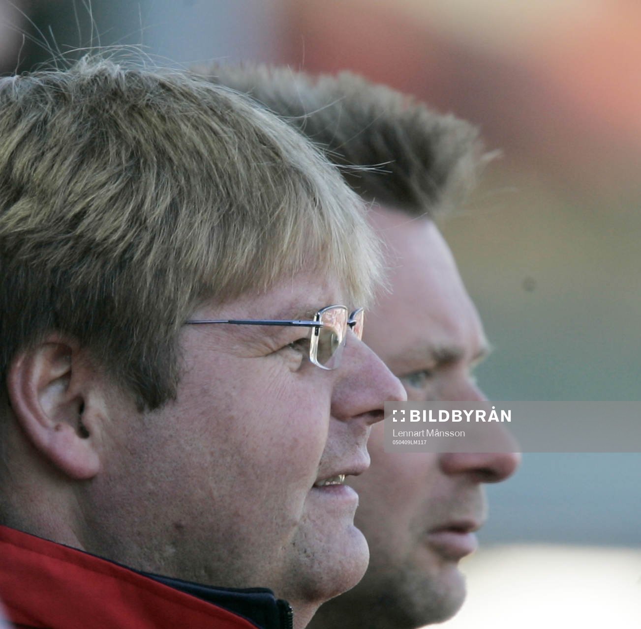 Peter Swärdh och Peter Gerhardsson, tränare