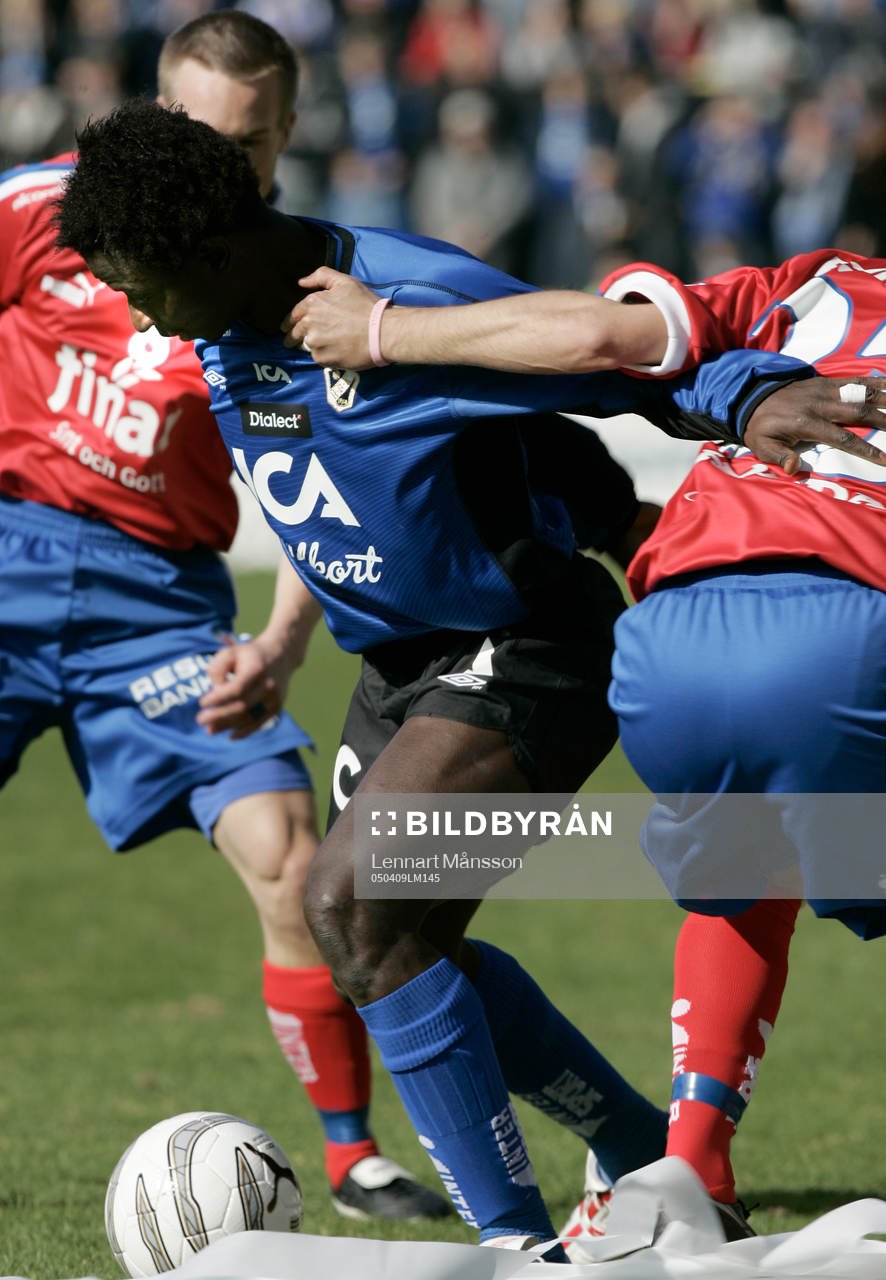 Alphajor Mamado Bah lurar två HIF-are