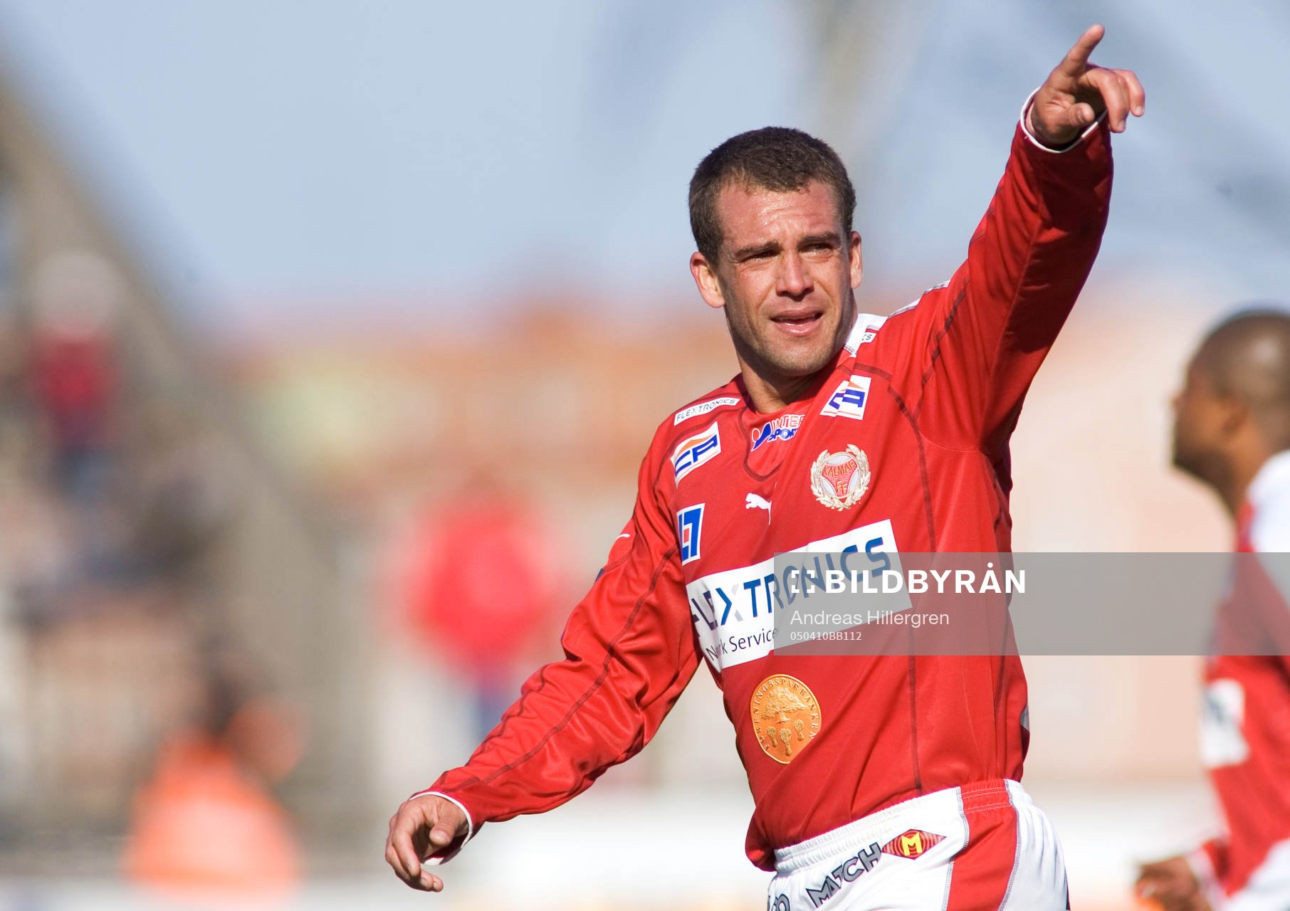  Fábio Augusto, jubel då Kalmar gör första allsvenska mål.