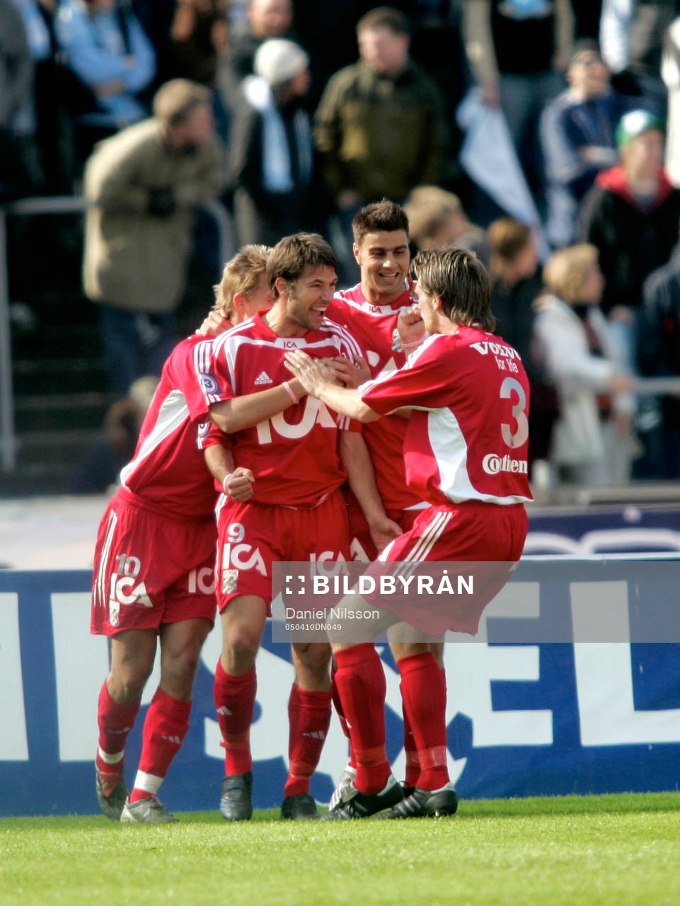 Stefan Selakovic, Göteborg, gjorde 1-0, jubel