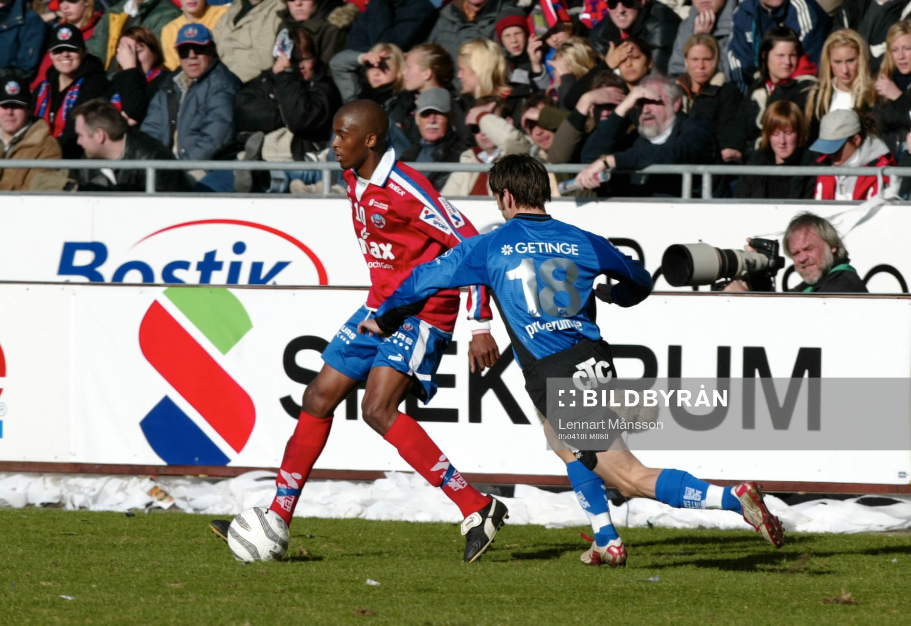 Björn Anklev, Halmstad och Thando Mngomeni, Helsingborg