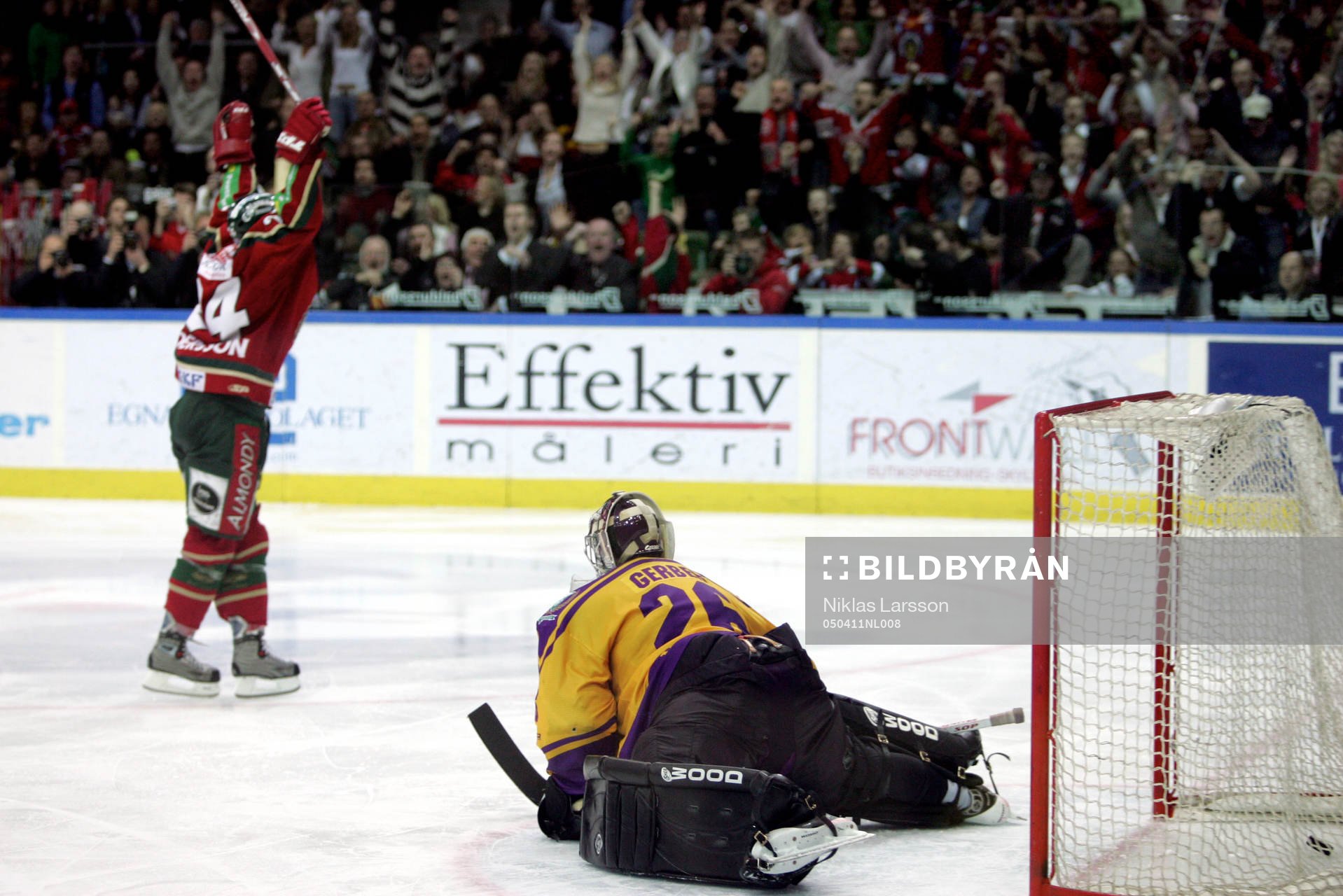 Frölunda svenska mästare! Niklas Andersson, Frölunda