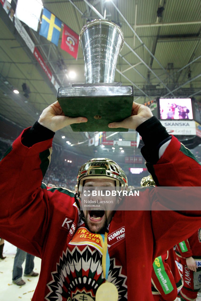 Frölunda svenska mästare! Martin  Plüss, Frölunda