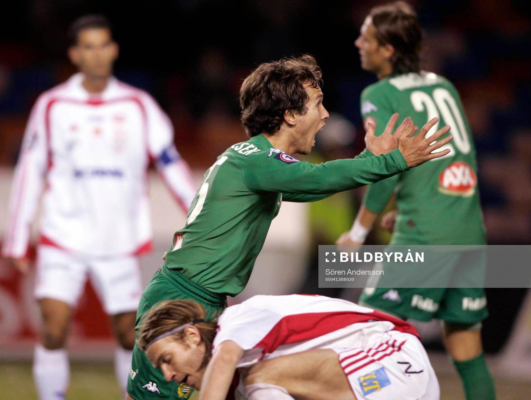  Petter Furuseth Olsen, Hammarby, jubel.