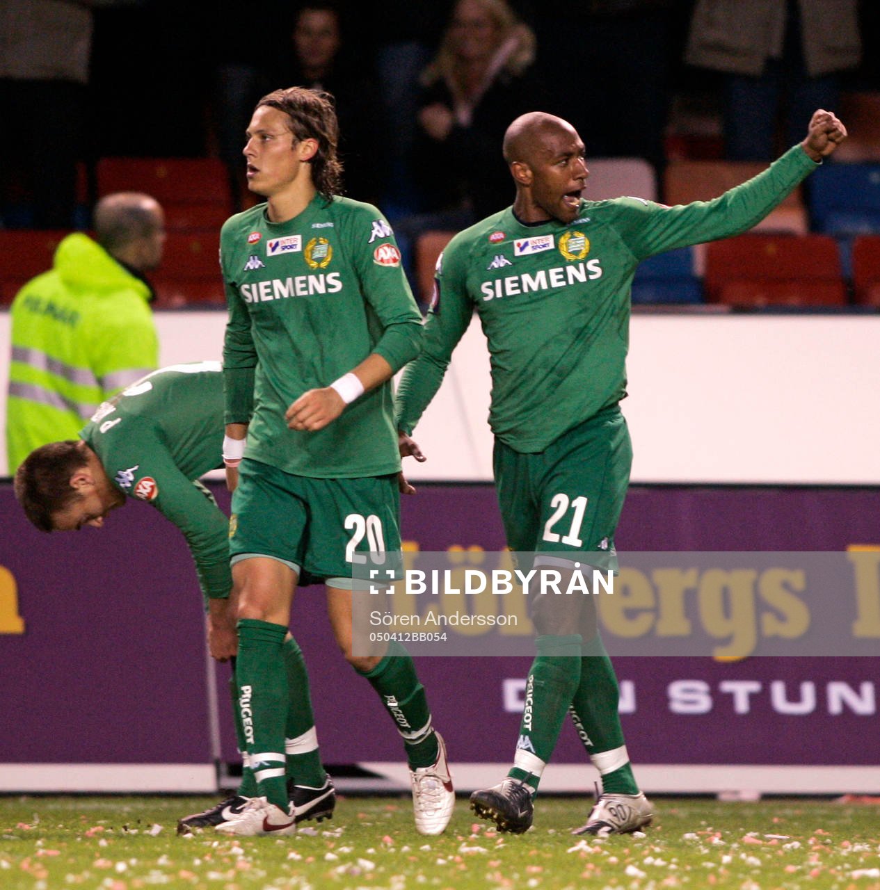 Jeffrey Aubynn, Hammarby, jubel