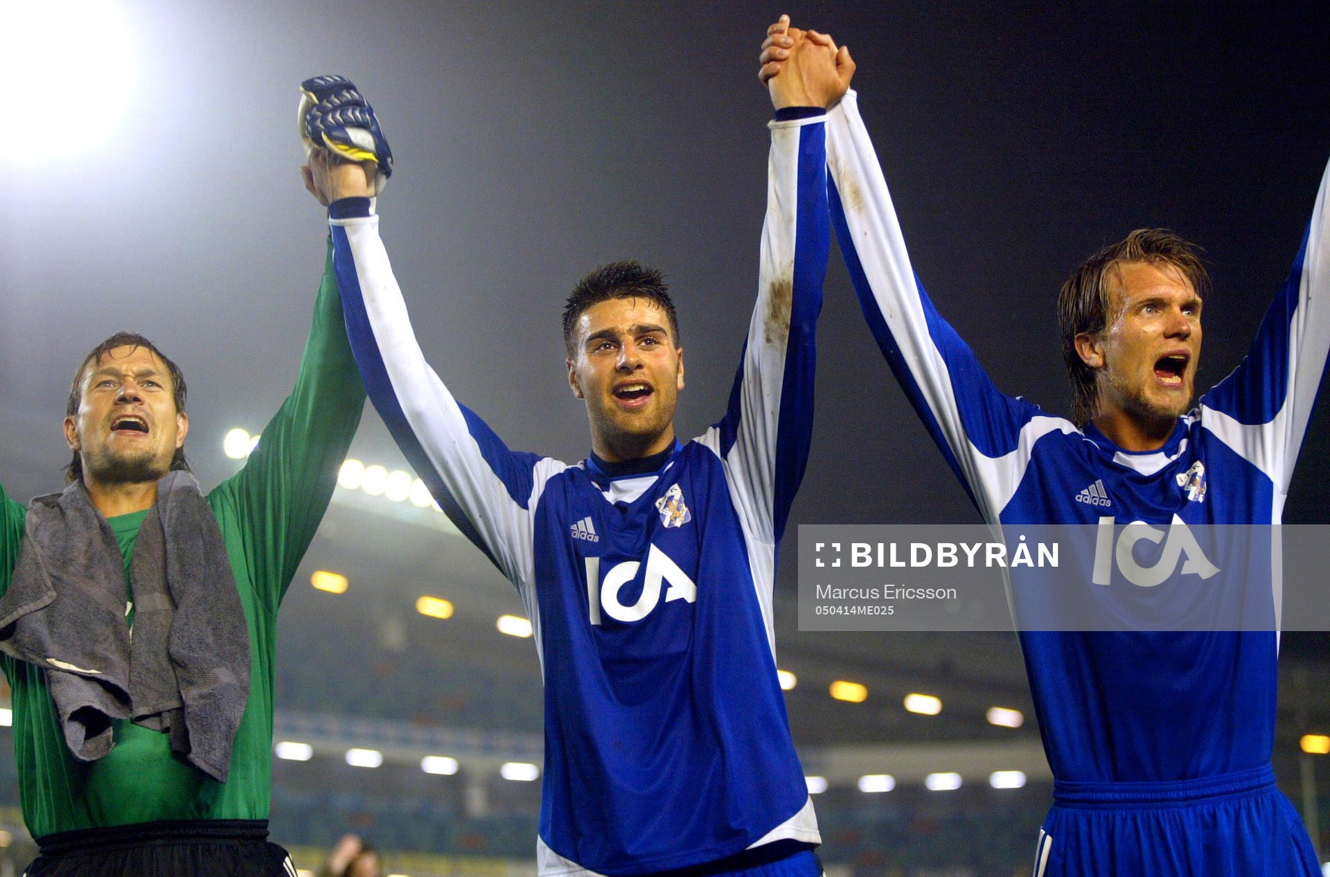 Bengt Andersson, George Mourad och Fredrik Risp, Göteborg