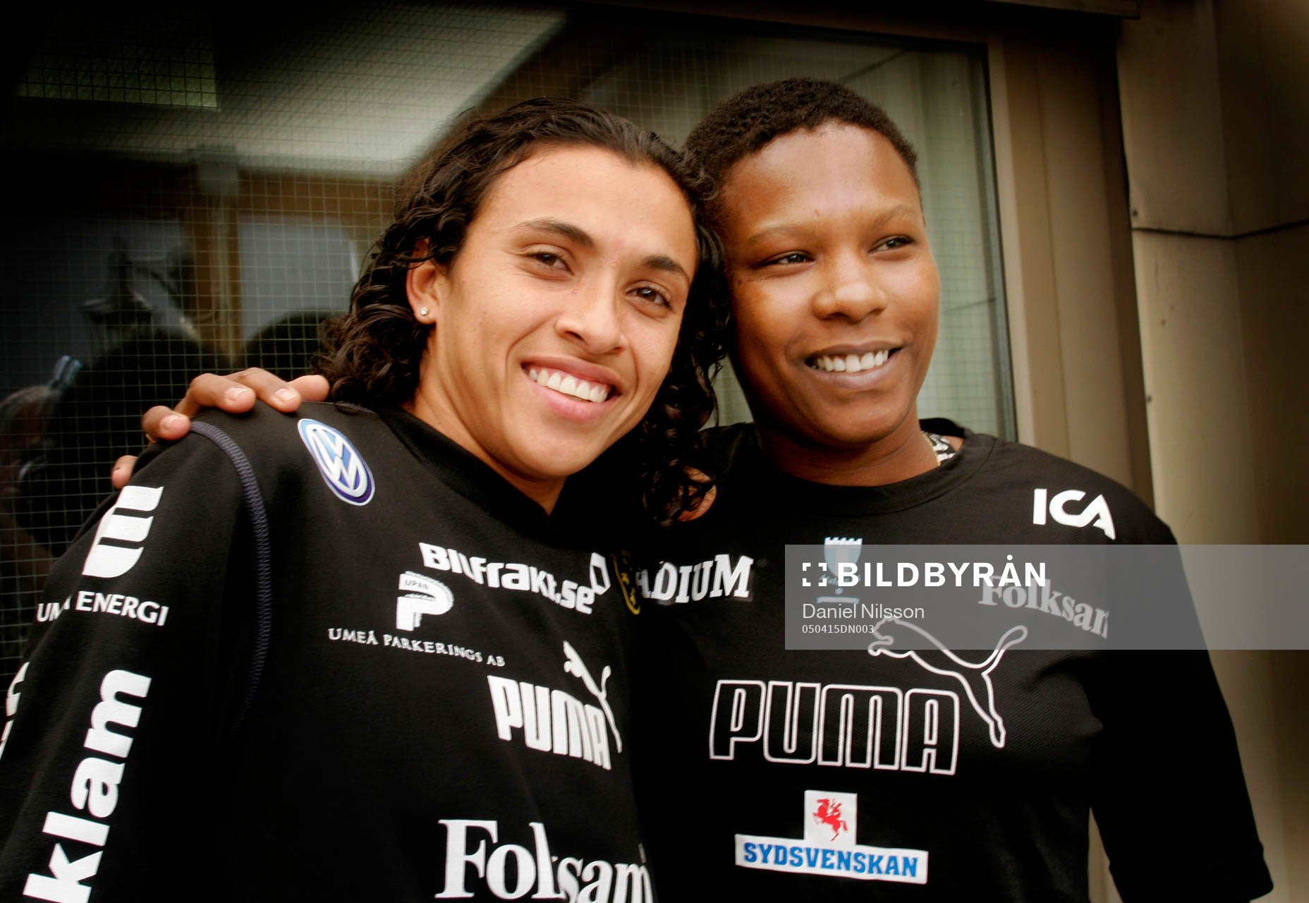 Brasilianskorna Marta, Umeå och Formiga, Malmö FF