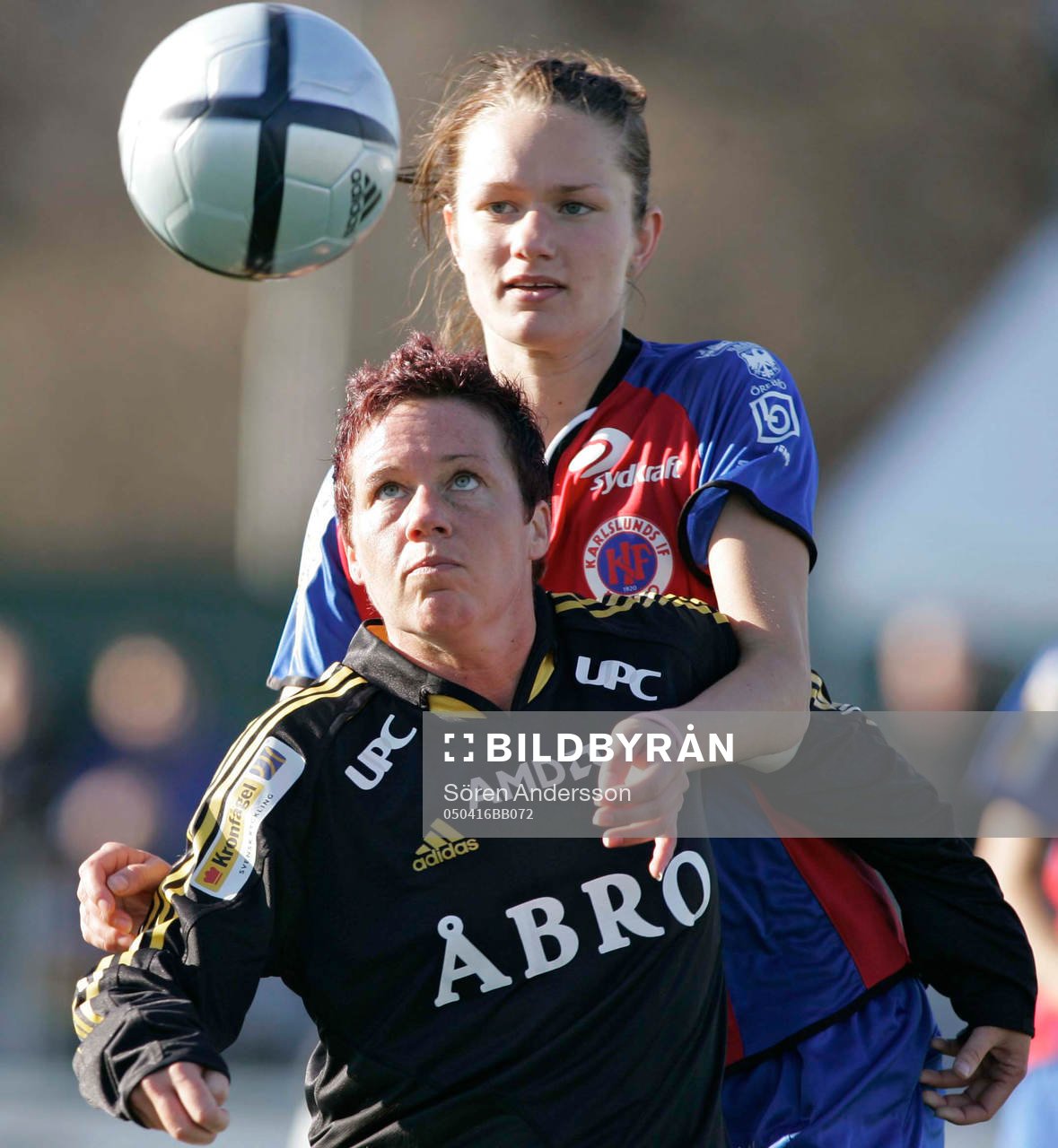 Lena Persson, AIK och Stina Segerström, Örebro