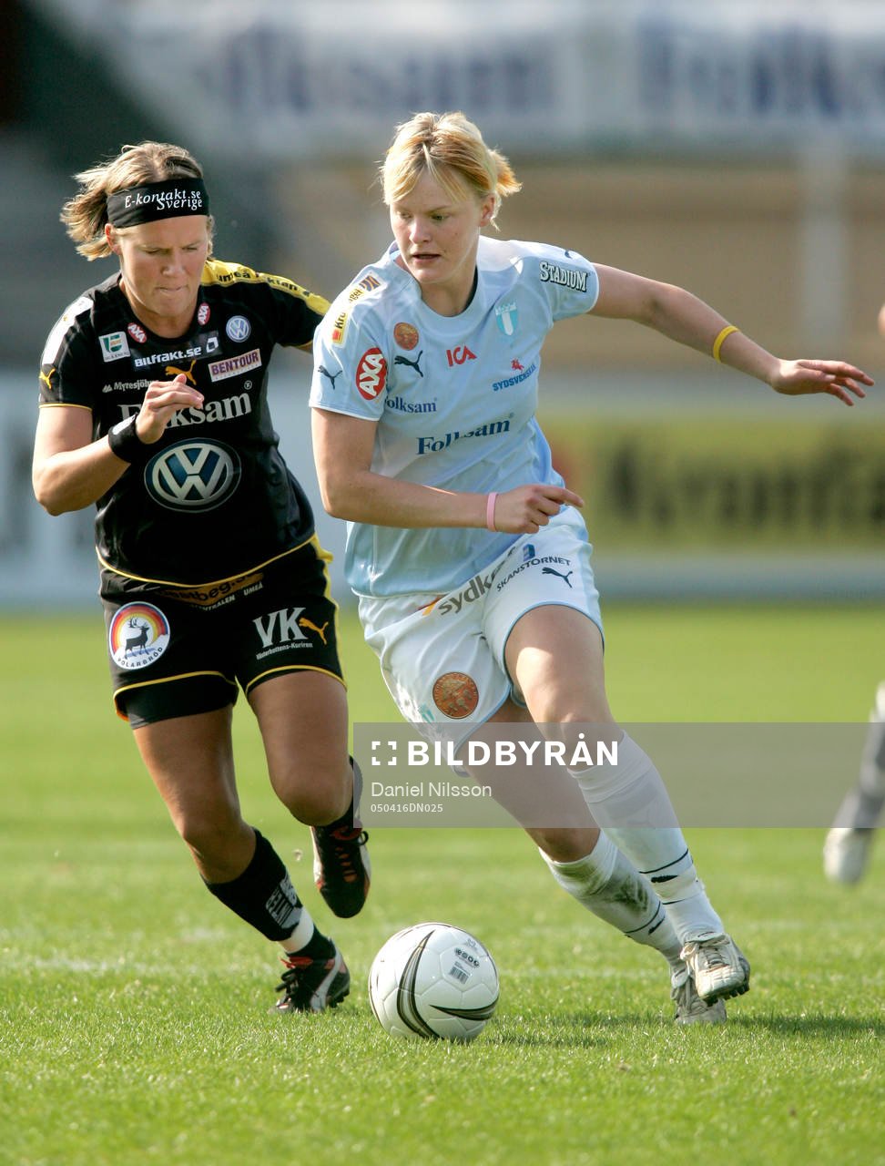 Nilla Fischer, Malmö och Jessica Julin, Umeå