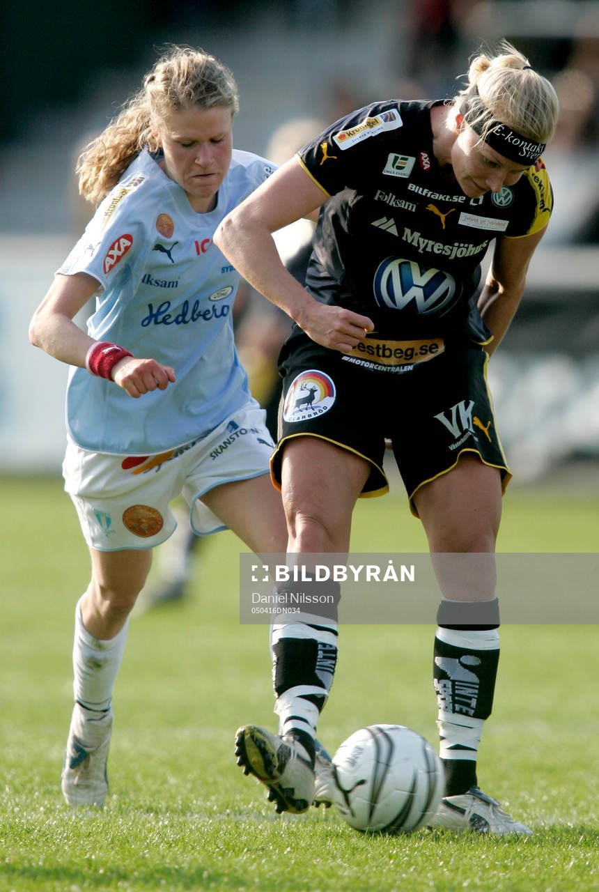 Nilla Fischer, Malmö och Anna Mäkinen, Umeå