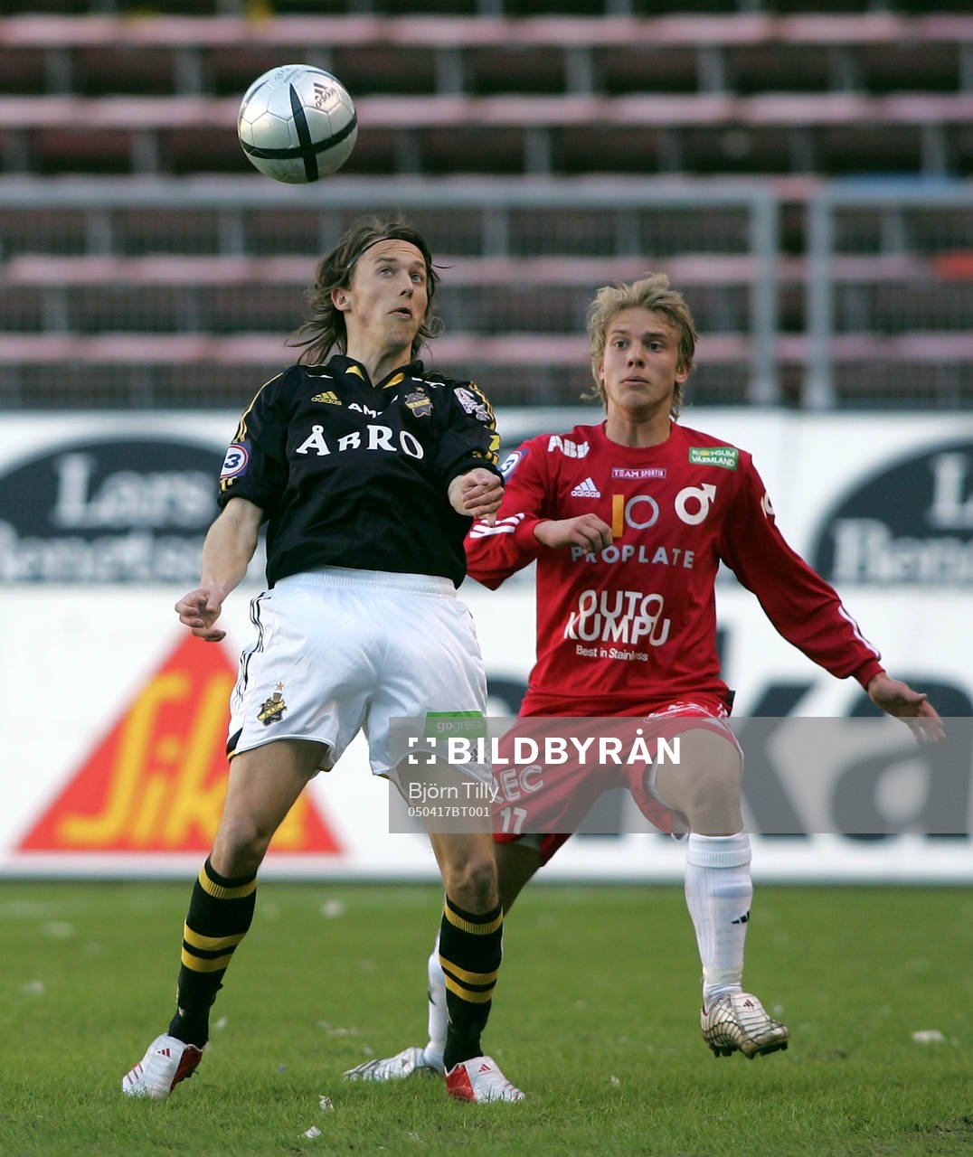 Mattias Moström, AIK och Emil Johansson, Degerfors