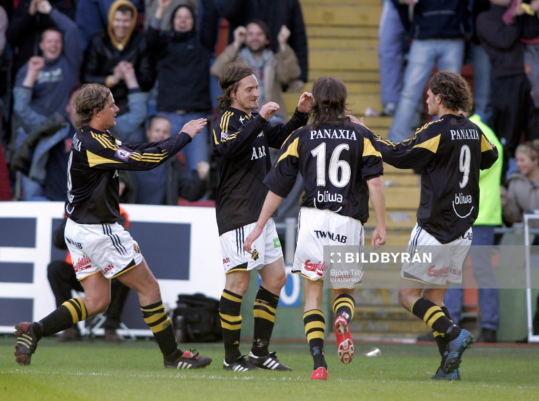 Mats Rubarth, AIK gratuleras
