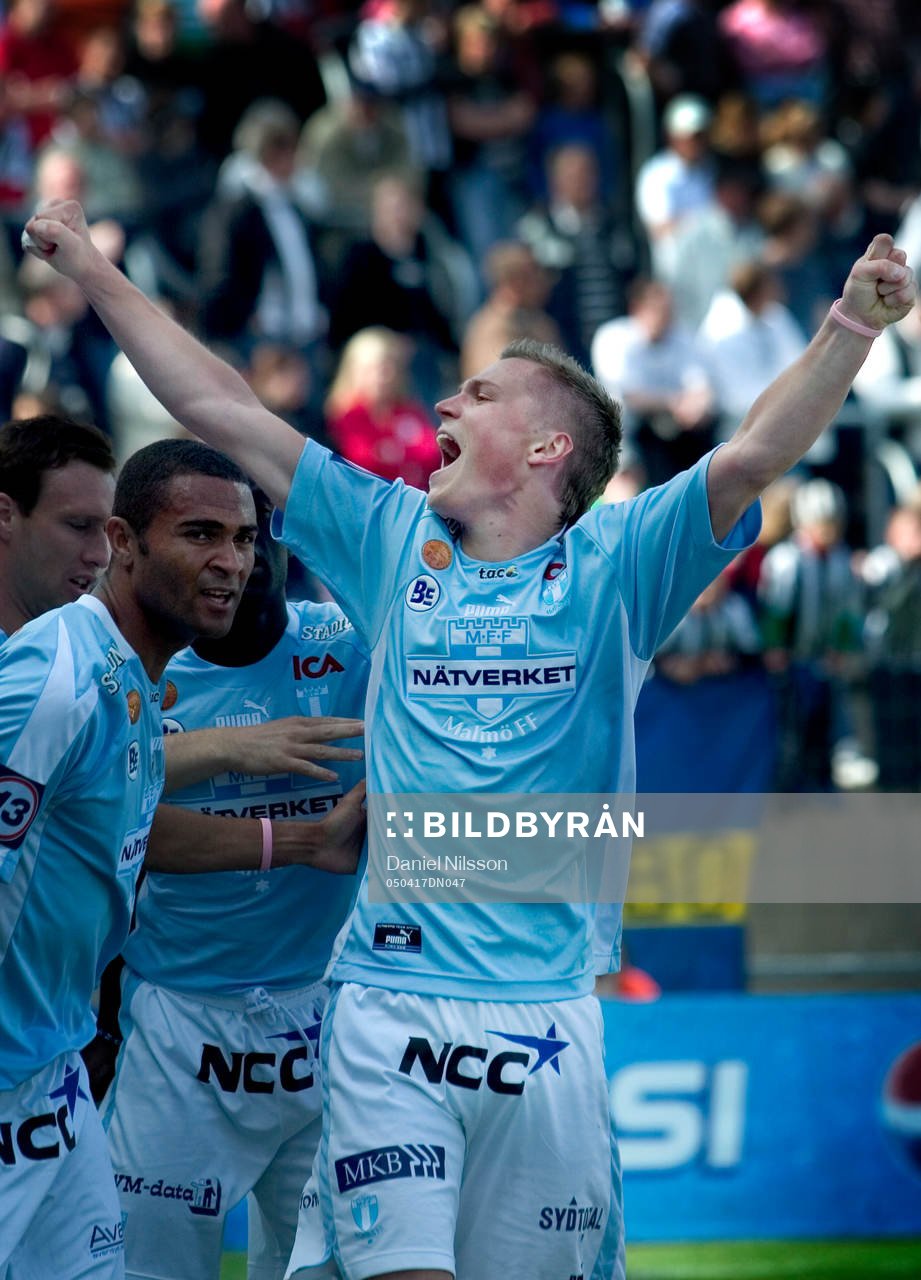 Markus Rosenberg, Malmö, jubel