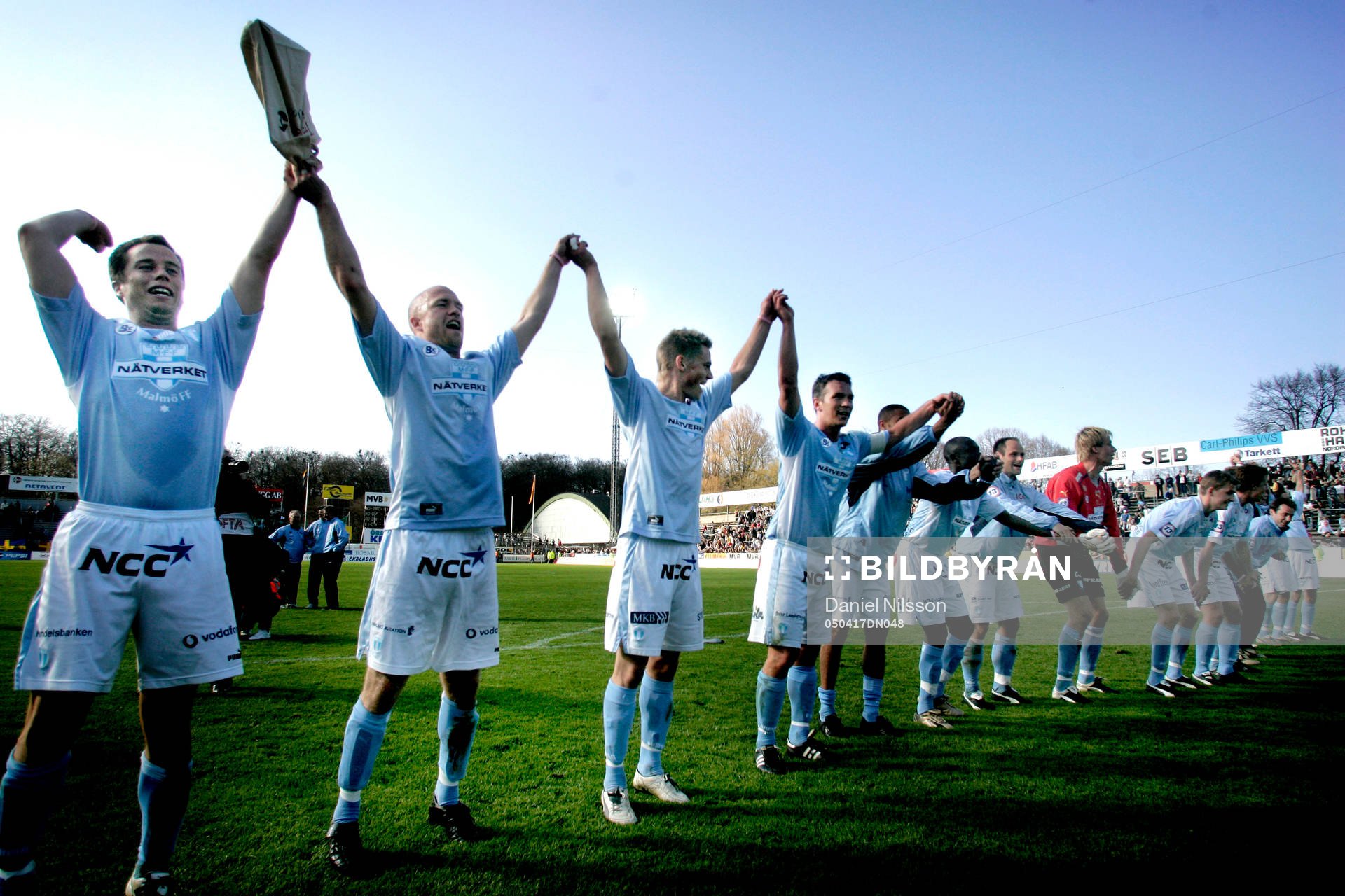 Malmö FF vann med 1-0. jubel