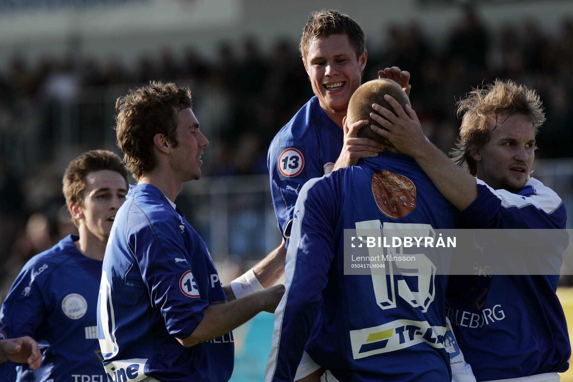 Emil Mårtensson har gjort 3-0 och alla ville gratta,