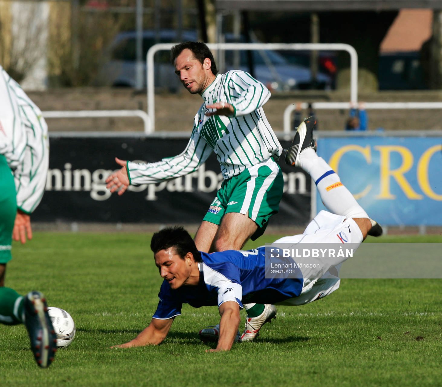 Henrik Andersson trycker till en Trelleborgare