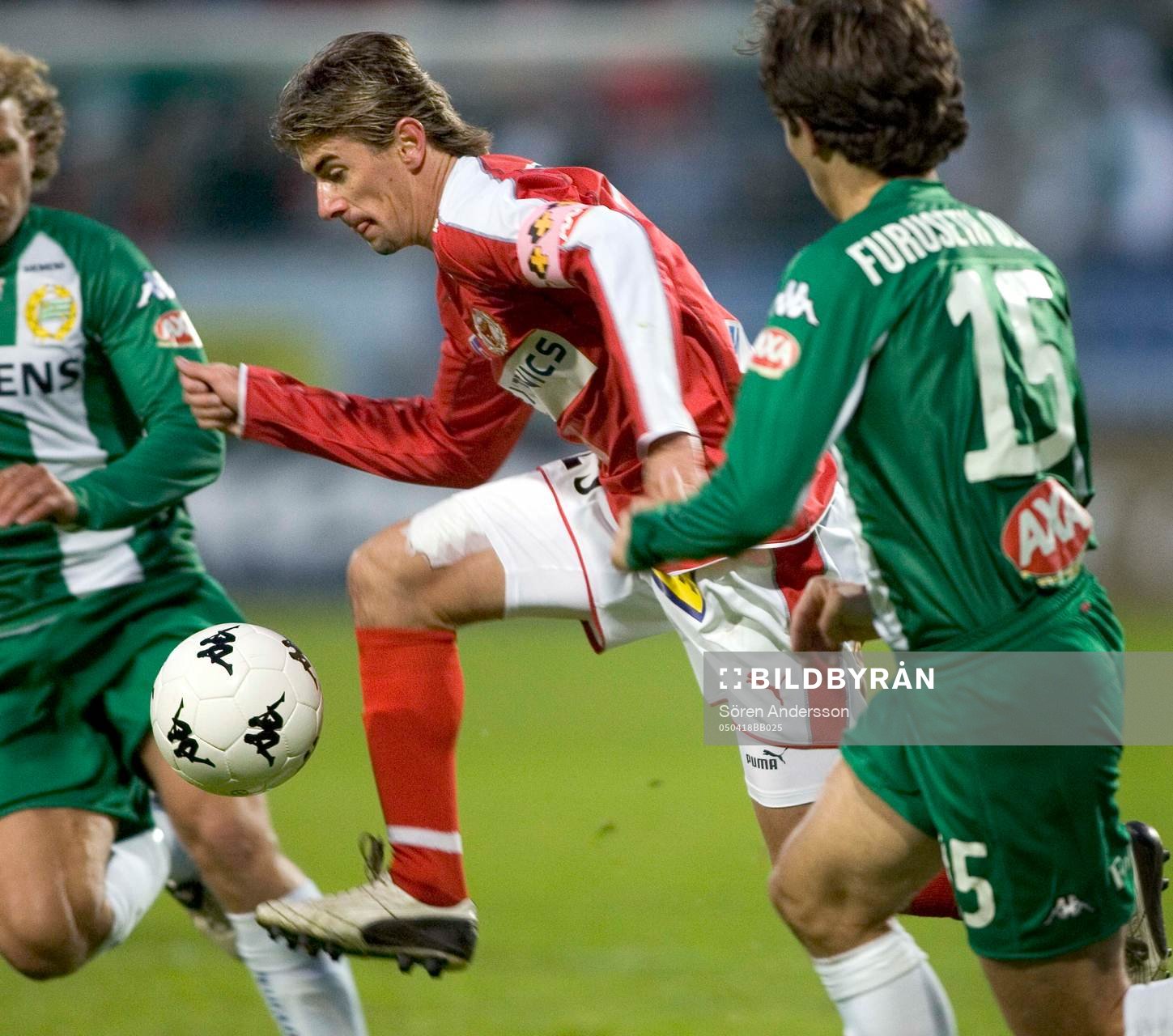 Cesar Santin, Kalmar och Petter Furuseth Olsen, Hammarby