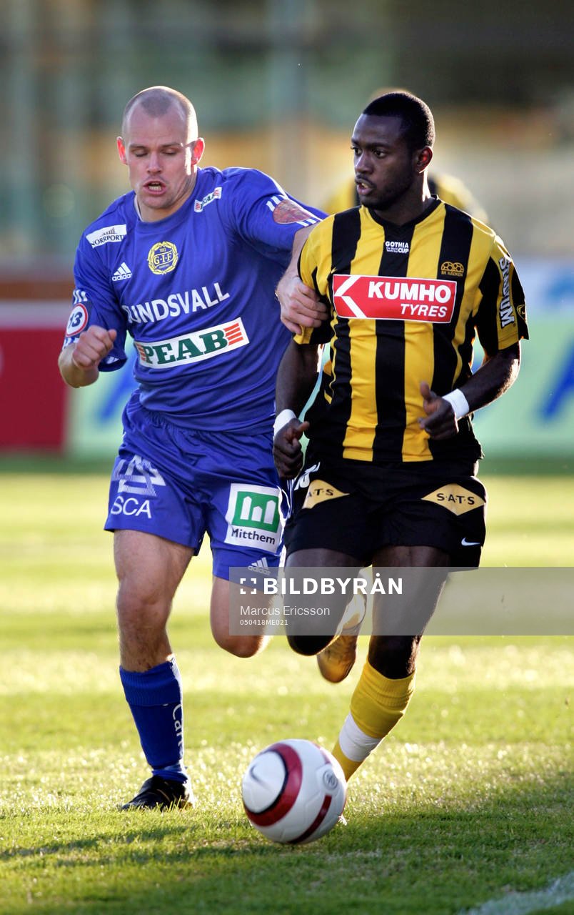 Peter Olofsson, Sundsvall och Dulee Johnson, Häcken