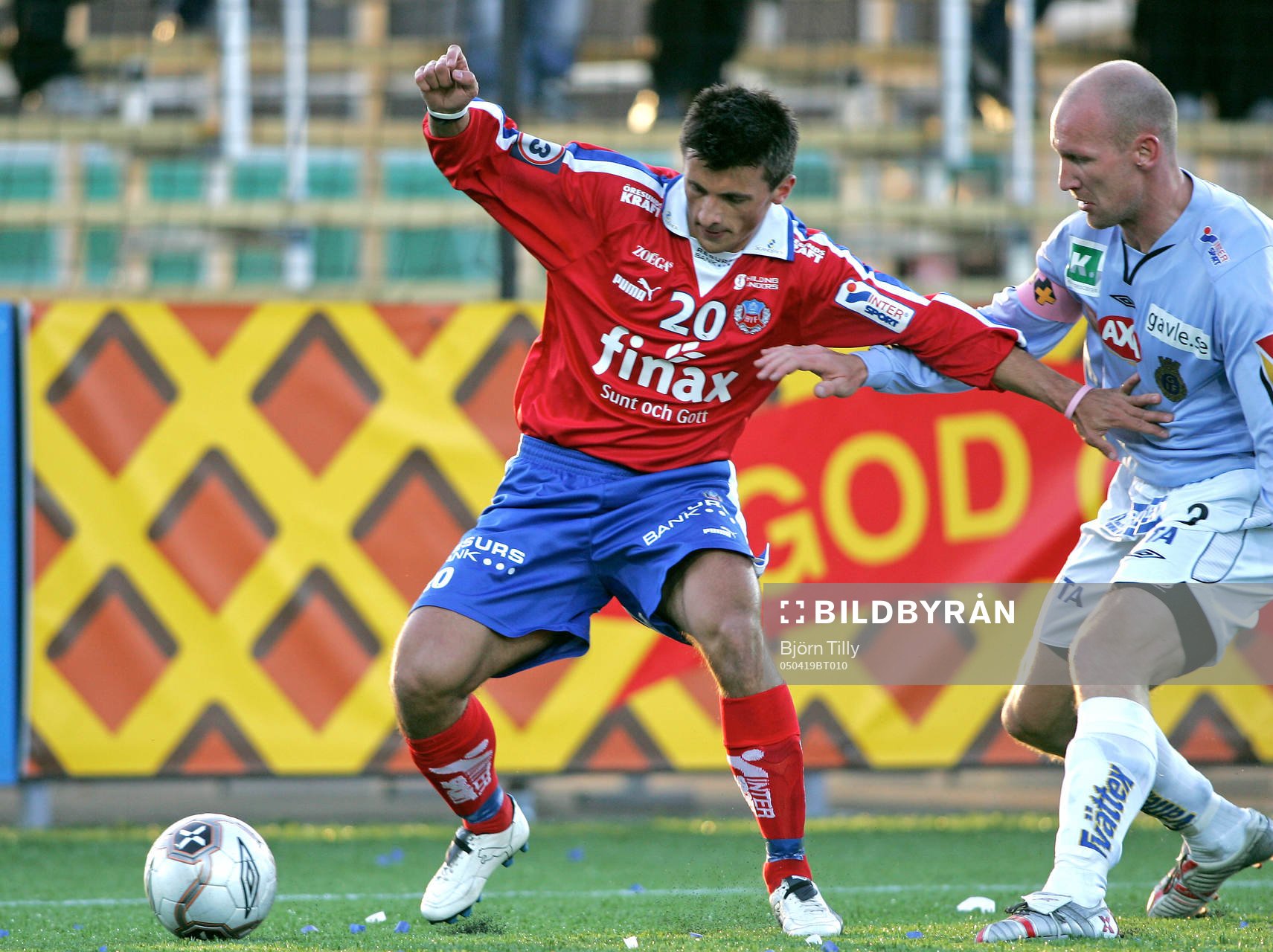 Eldin Karisik, Helsingborg och Thomas Hedlund, Gefle