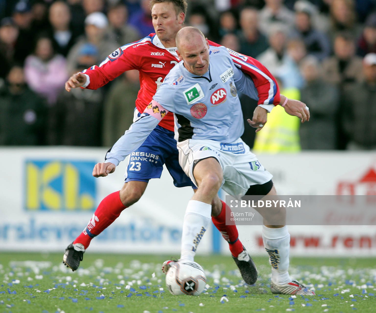 Erik Whlstedt, Helsingborg och Thomas Hedlund, Gefle