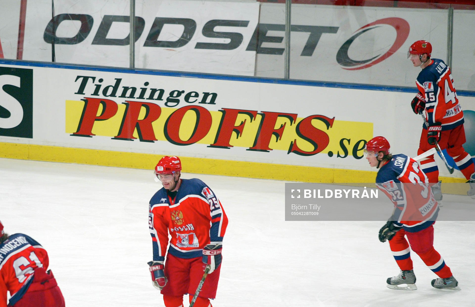 2, Sverige - Ryssland: Proffs