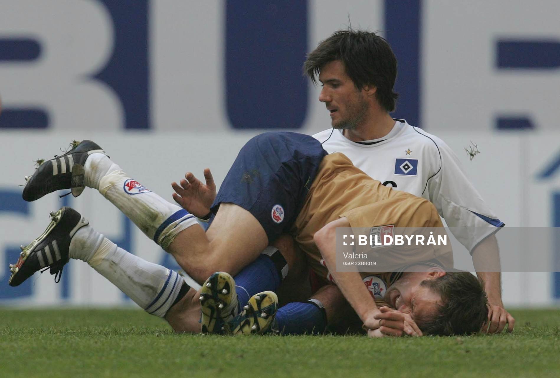  Raphael WICKY, HSV och Thomas RASMUSSEN, Hansa Rostock