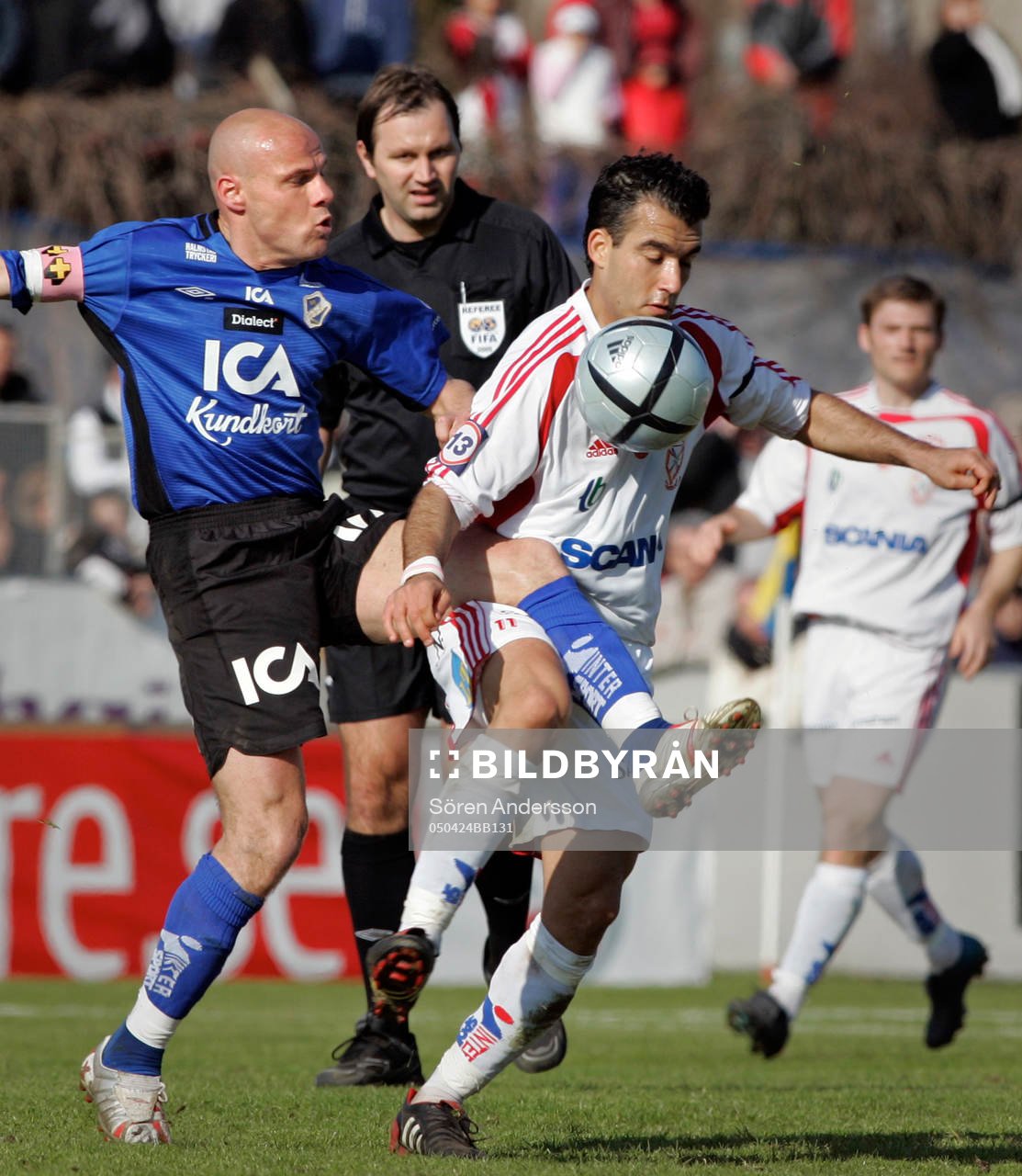 Magnus Svensson, Halmstad och Andreas Haddad, Assyriska