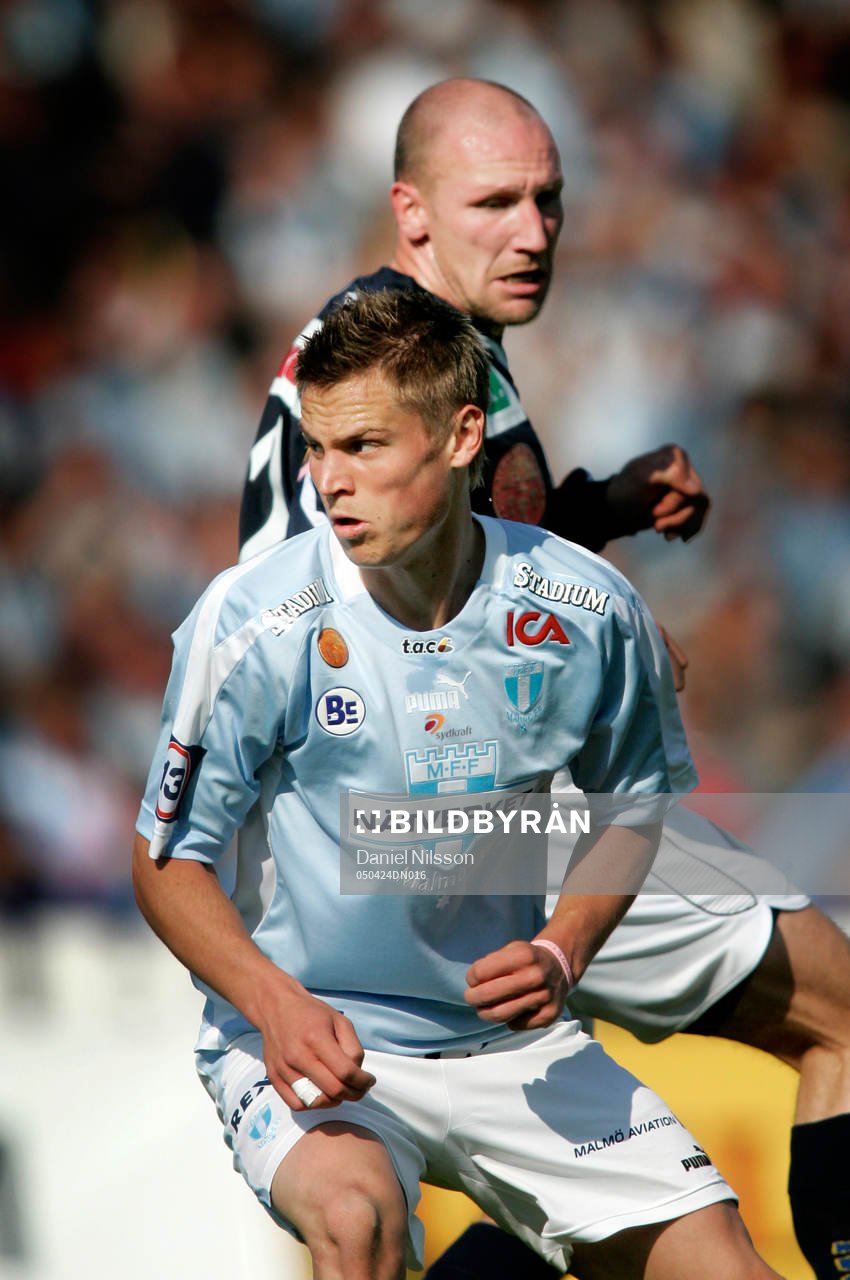 Markus Rosenberg, Malmö och Thomas Hedlund, Gefle