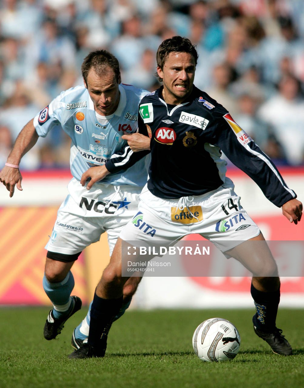 Tomas Olsson, Malmö och Mathias Woxlin, Gefle