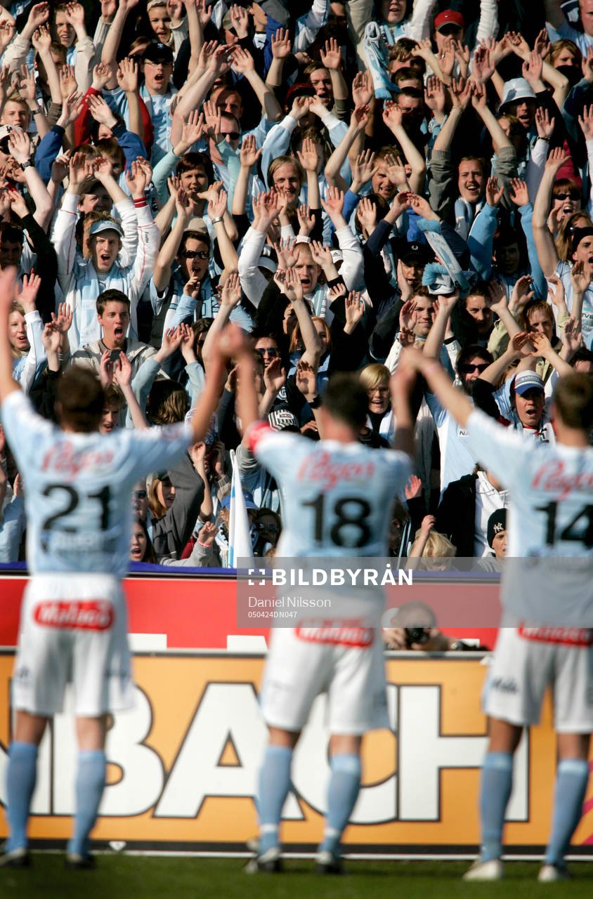 Malmö FF, jubel, tackar publiken