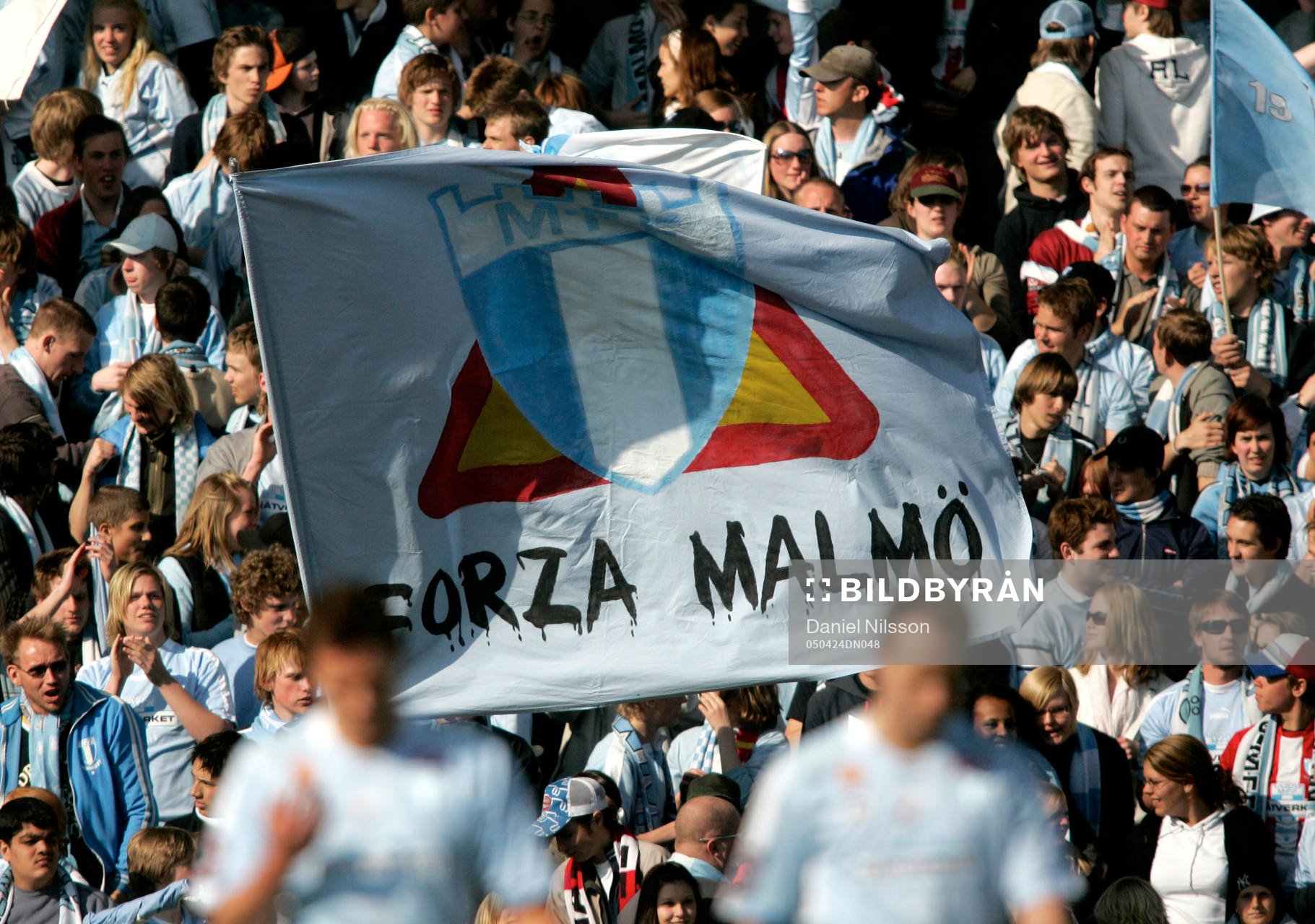  Malmö FF, jubel, tackar publiken efter matchen.