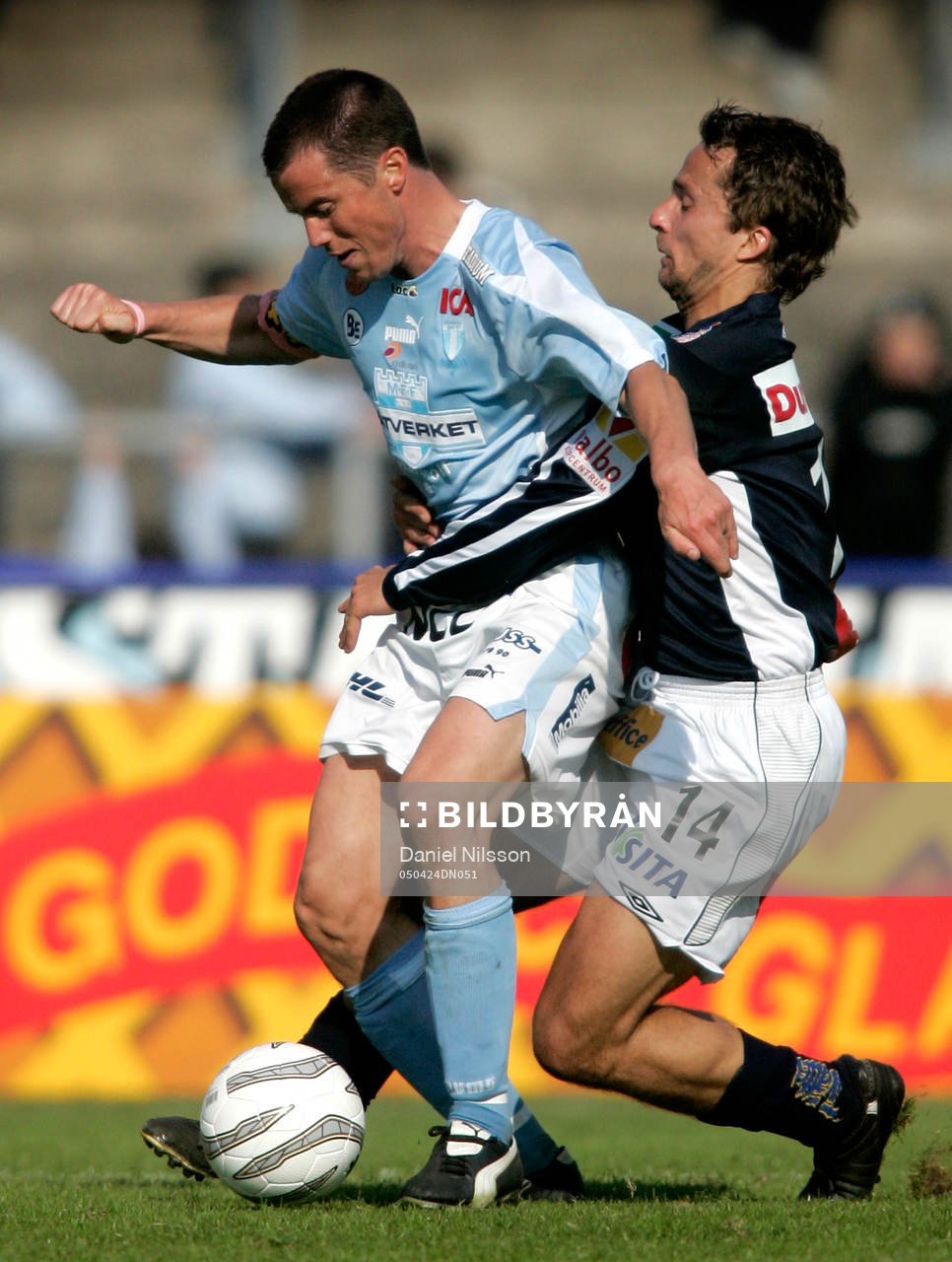  Daniel Andersson, Malmö och Mathias Woxlin, Gefle.