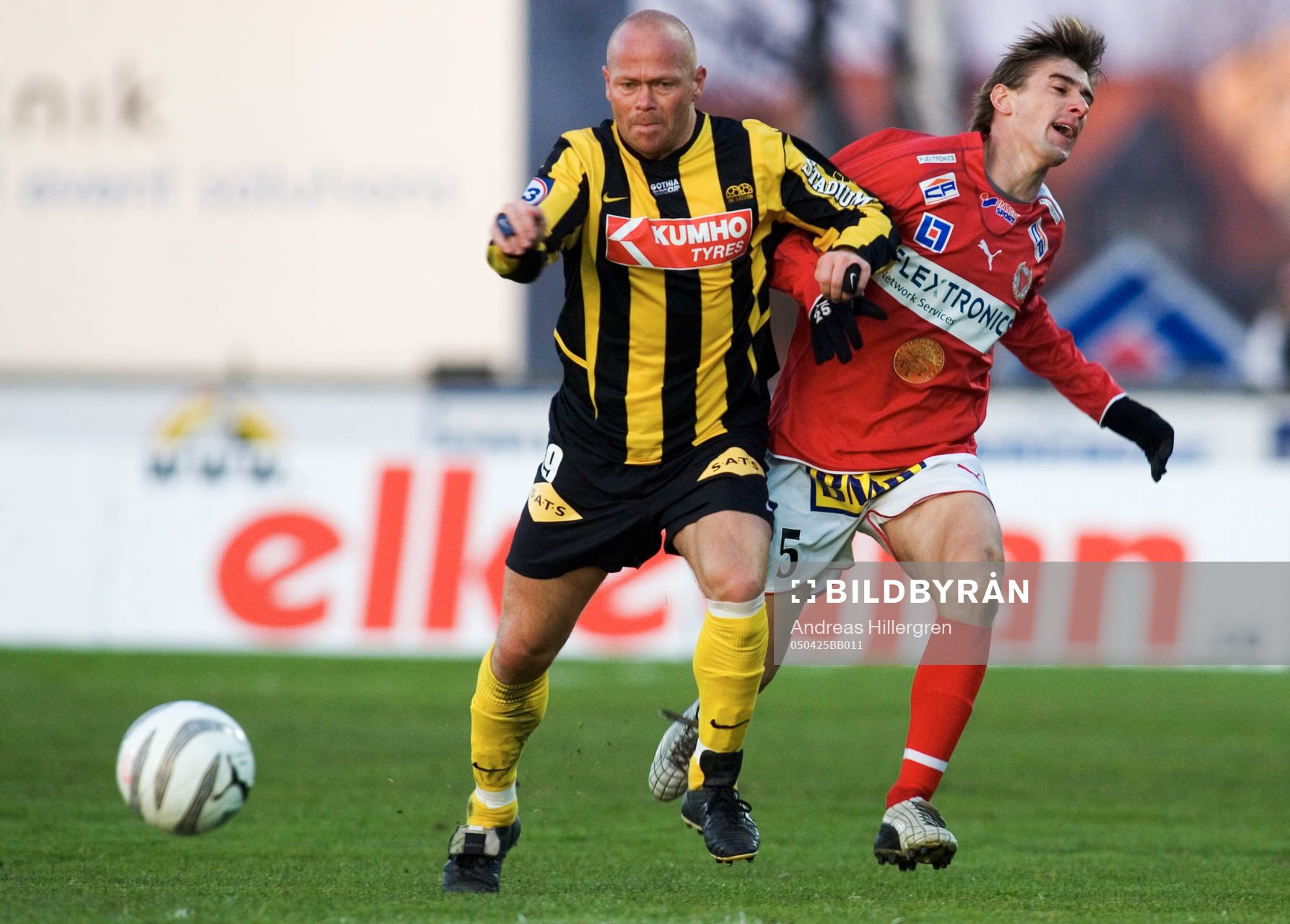 Fotboll, Allsvenskan, Kalmar - Häcken. César Santin och