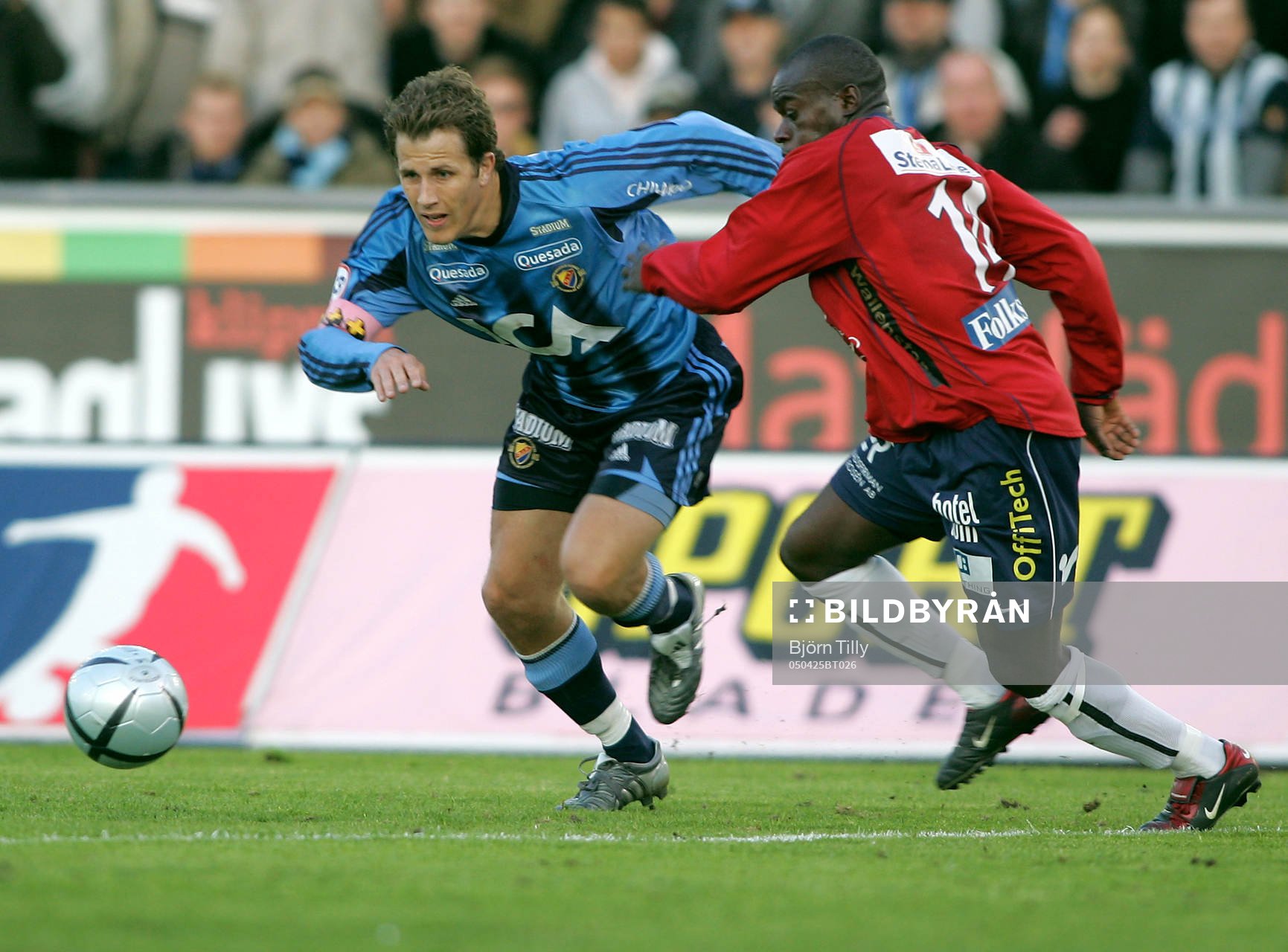 Tobias Hysén, Djurgården och Edwin Phiri, Örgryte