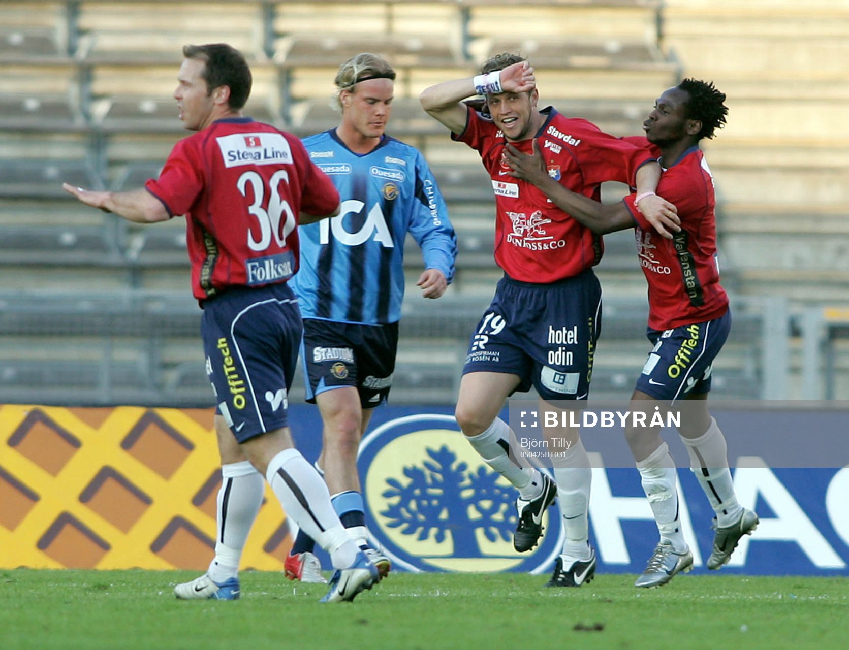 Magnus Källander, Paulinho Guára, Christian Hemberg,