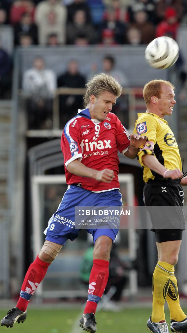 Andreas Dahl nickduellerar med Magnus Samuelsson