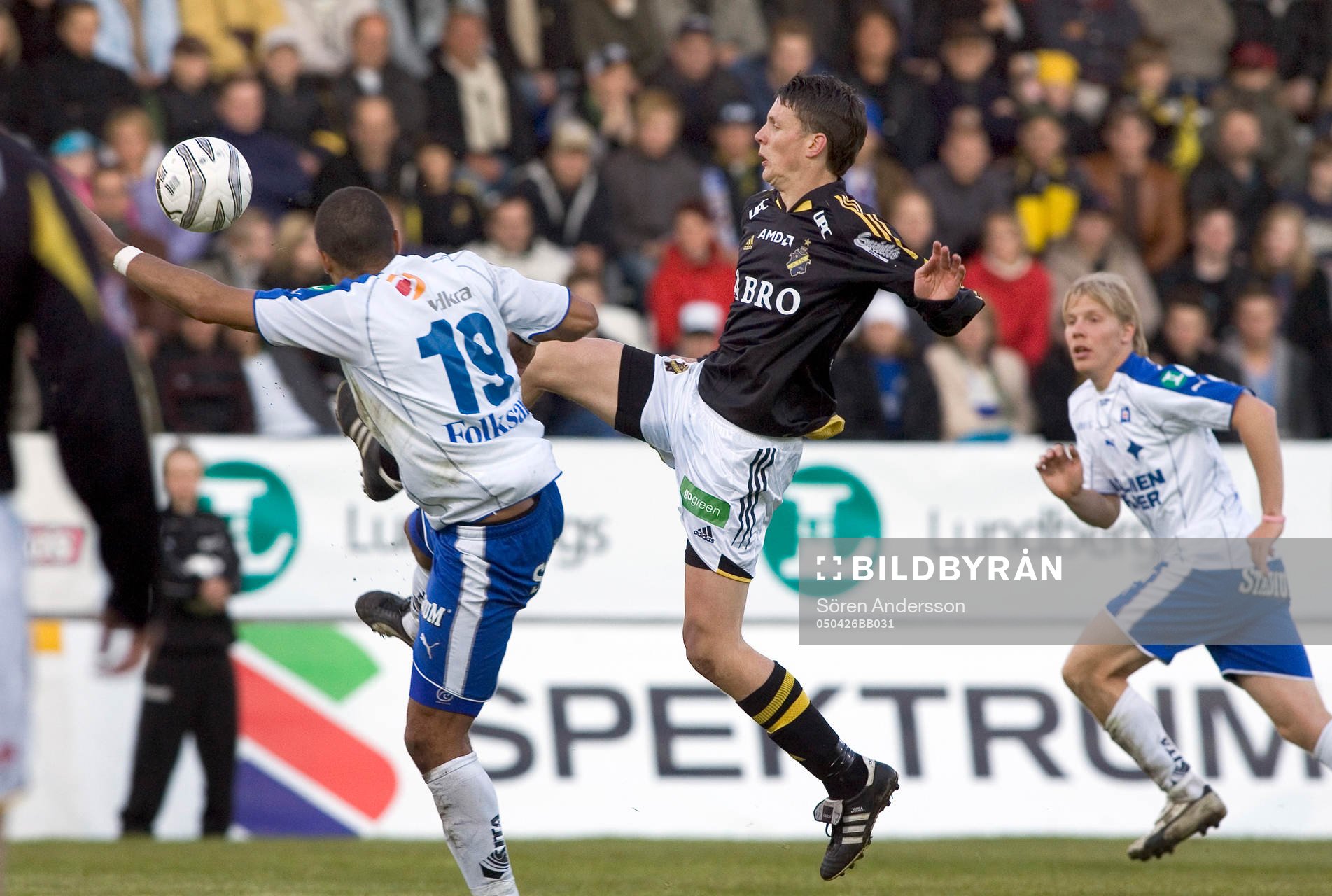 Bruno Santos, Norrköping och Dennis Östlundh, AIK