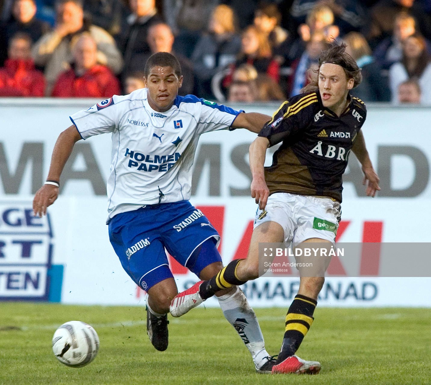 Bruno Santos, Norrköping och Mattias Moström, AIK