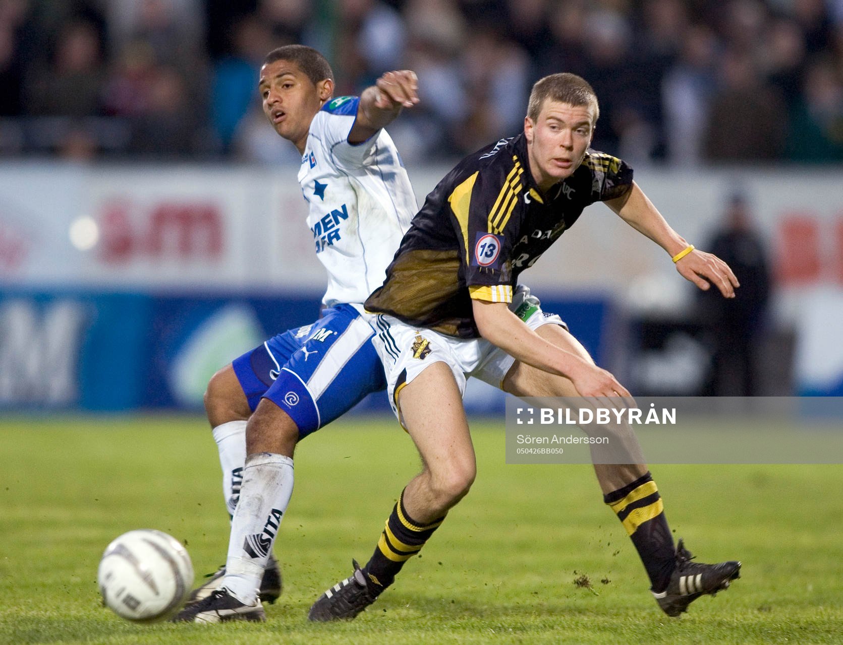 Bruno Santos, Norrköping och Per Karlsson, AIK