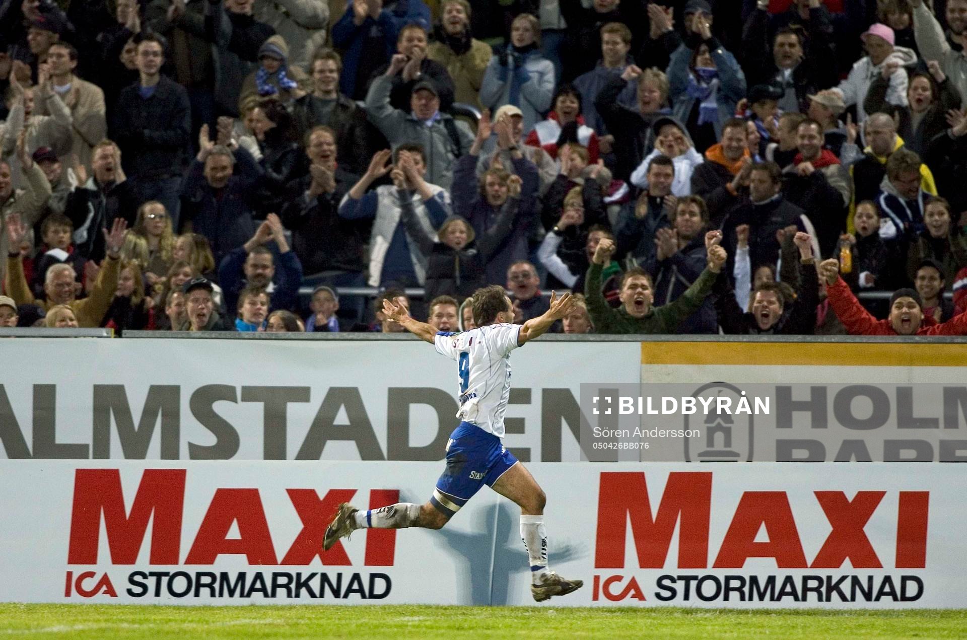 Andreas Alm, Norrköping, jubel