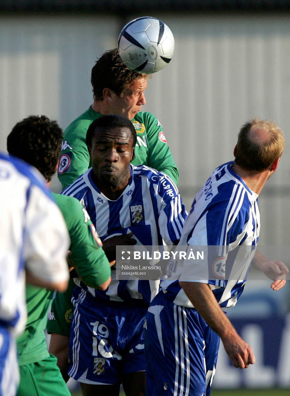 Patrik Gerrbrand, Hammarby och Peter Ijeh, Göteborg
