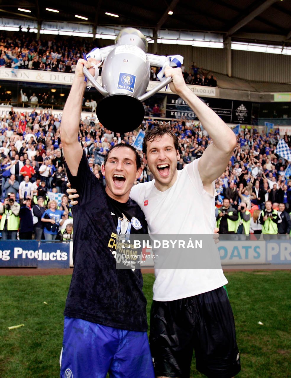Frank Lampard och Petr Cech, Chelsea jublar (Jubel)
