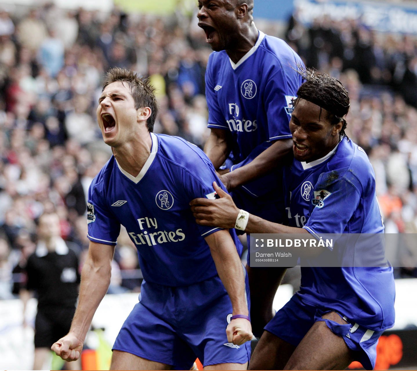  Frank Lampard, Chelsea jublar (Jubel)