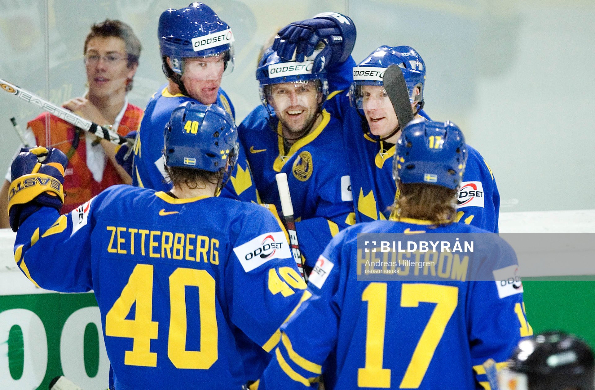 Henrik Zetterberg, Kenny Jönsson, Thomas Rohdin, Daniel