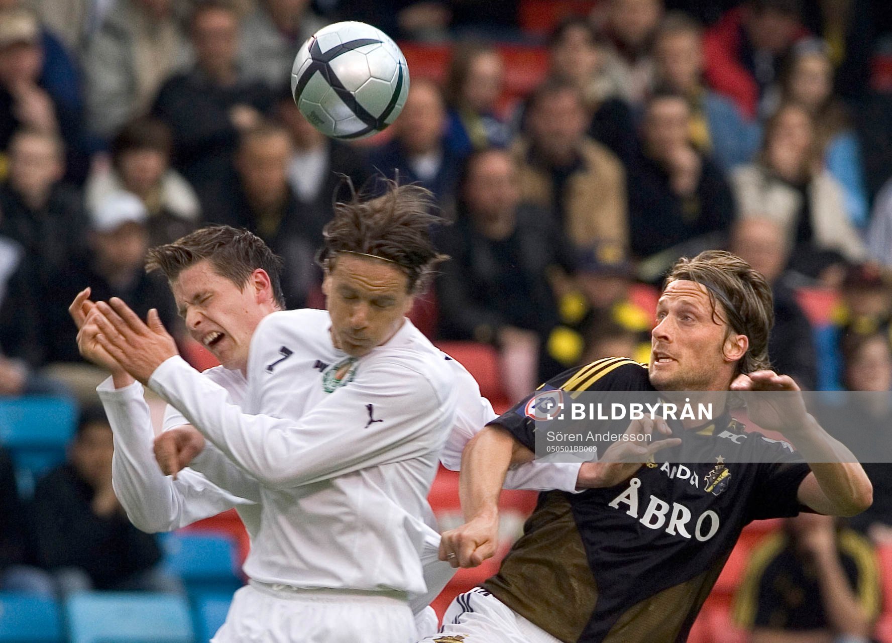 Göran Marklund, AIK och Daniel Olsson och Filip Bergman,