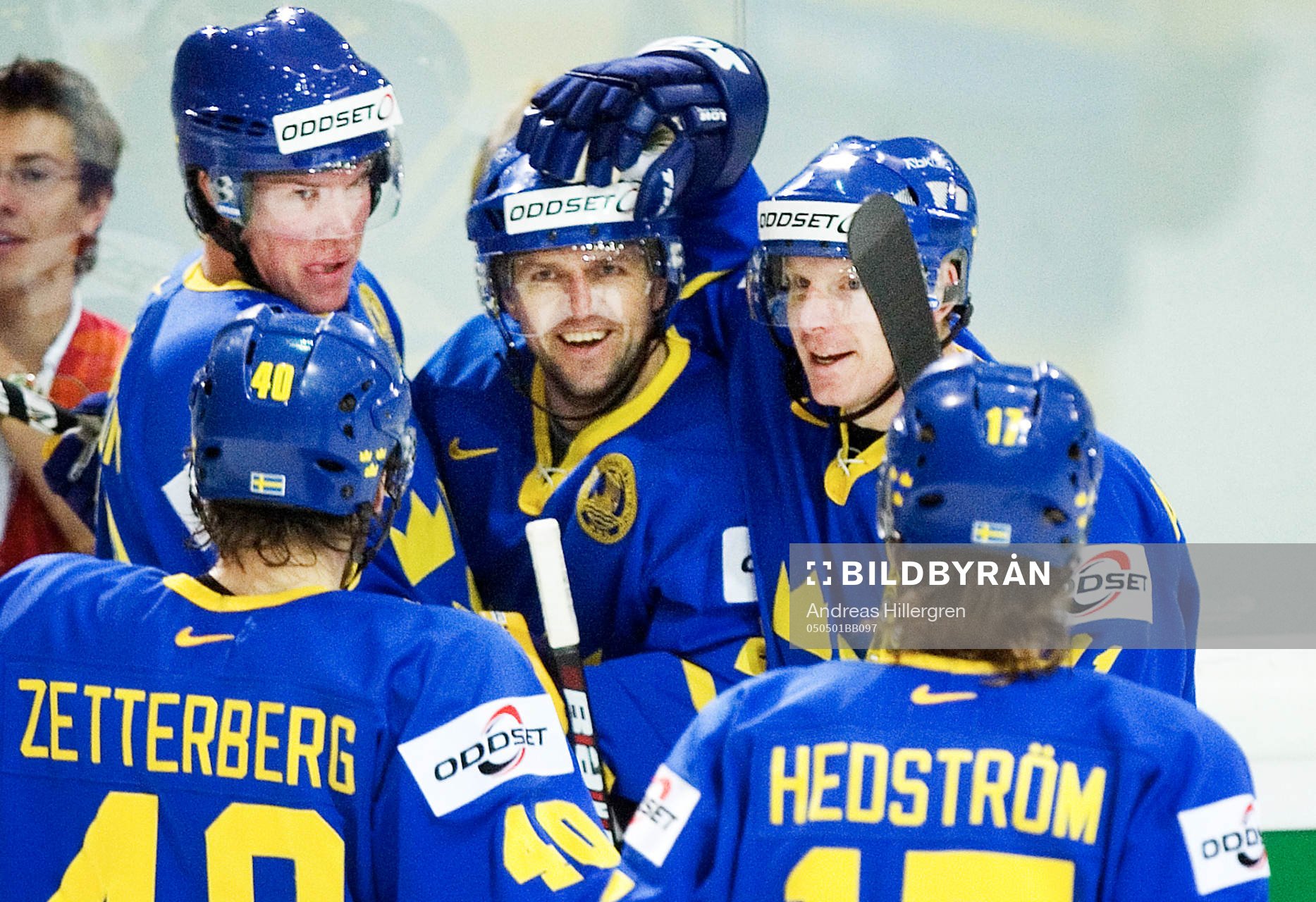 Henrik Zetterberg, Kenny Jönsson, Thomas Rohdin, Daniel