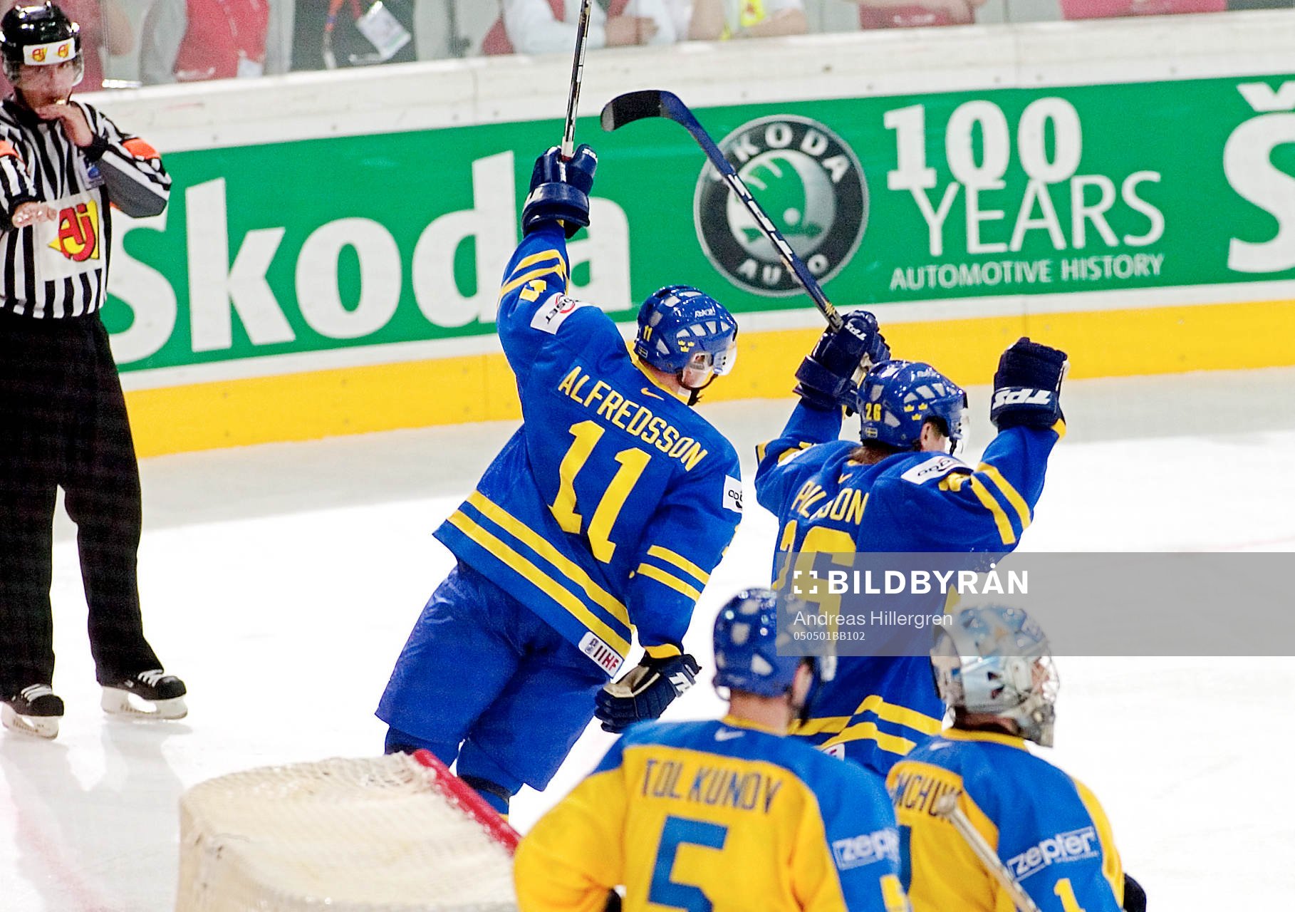 Daniel Alfredsson, jubel